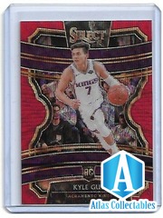 2019-20 Panini Select Kings Kyle Guy Concourse Red Prizm Rookie RC #7